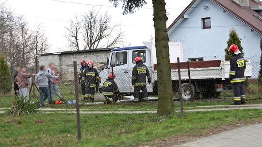 Świerzowa Polska: Pożar samochodu dostawczego