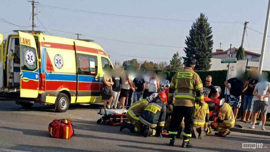 Świerzowa Polska. Wypadek motocyklisty