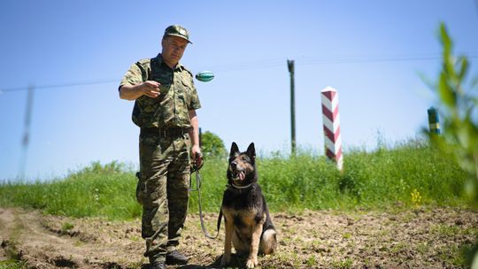 Święto czworonogów służących w Bieszczadzkim Oddziale Straży Granicznej