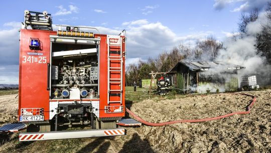 Szczepańcowa: Pożar domku letniskowego