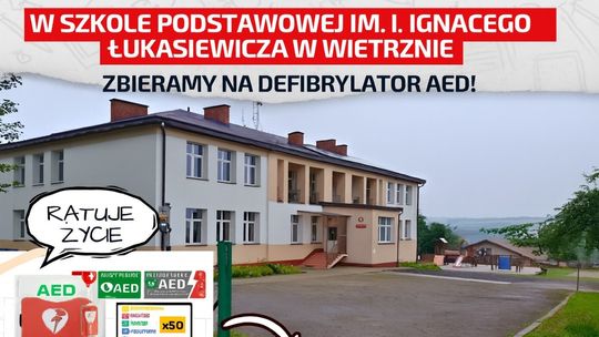Szkoła w Wietrznie rusza ze zbiórką na sprzęt ratujący życie