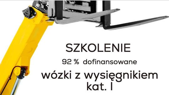 Szkolenie dofinansowane: Wózki z wysięgnikiem I kat z egzaminem UDT
