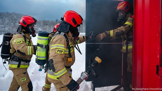 Szkolenie funkcjonariuszy JRG Krosno w Tyrawie Solnej