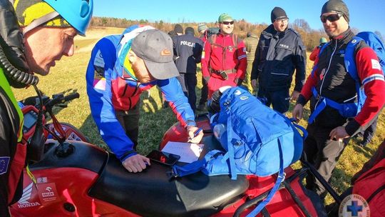 Szkolenie ratowników GOPR Bieszczady z policjantami KMP Krosno