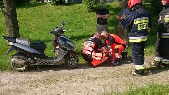 TARGOWISKA: Wypadek jednośladu na ul. Armii Krajowej