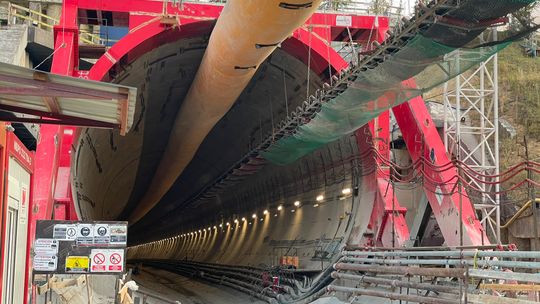 TBM „Karpatka” wydrążyła już ponad 500 metrów tunelu