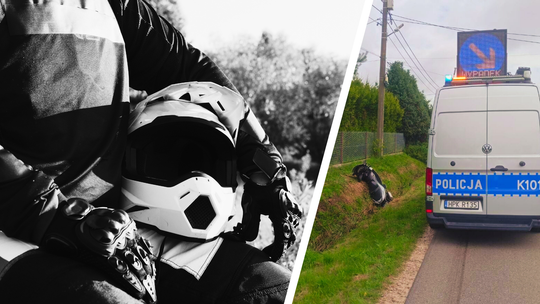 Tragiczny wypadek motocyklisty pod Rzeszowem. 60-latek zginął na miejscu