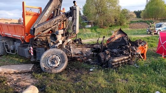 ? Tragiczny wypadek na przejeździe kolejowym. W Tryńczy zginął 37-latek