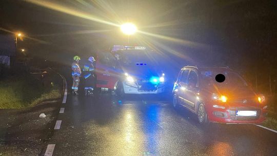 Tragiczny wypadek w Kątach. Poszkodowany mężczyzna zmarł w szpitalu