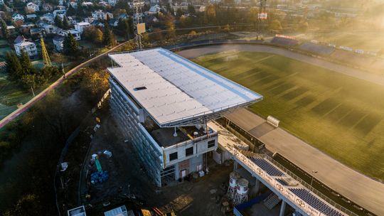Trybuna przy Legionów nabiera właściwych kształtów Trybuna przy Legionów nabiera właściwych kształtów