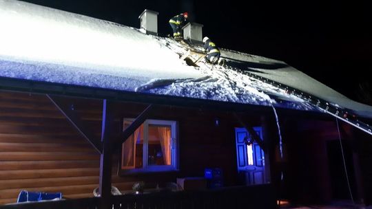 TRZCIANA: Rozpaliła się sadza. Zaczęły się palić elementy domu