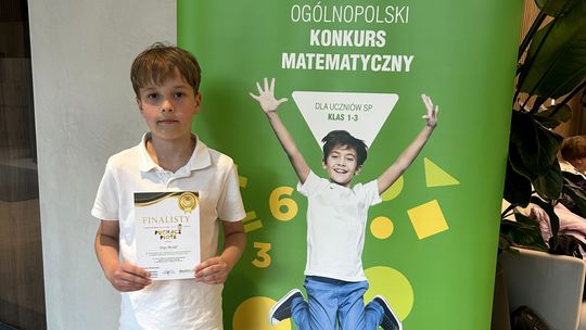 Uczeń z Krosna czwarty w Polsce w ogólnopolskim konkursie matematycznym