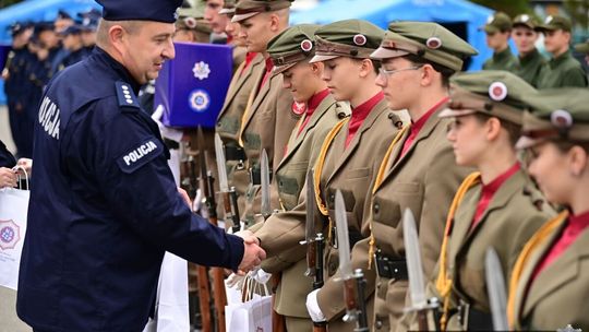 Uczniowie z Rymanowa najlepsi w województwie. Przegląd musztry klas mundurowych
