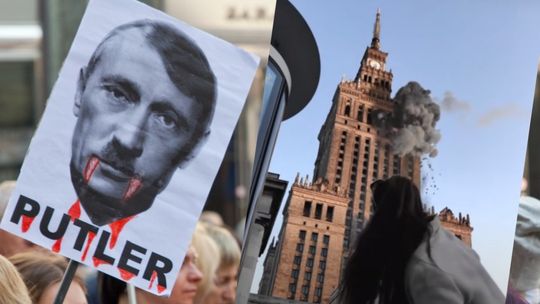 Ukraińcy zwizualizowali bombardowanie Warszawy. Zobacz wstrząsające nagranie!