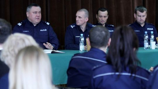 Uroczysta odprawa podsumowująca rok w KMP Krosno