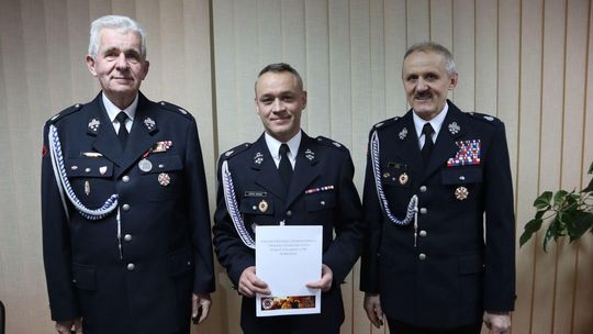 Uroczyste spotkanie Zarządu Oddziału Powiatowego ZOSP RP w Krośnie