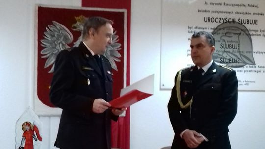 Uroczystość pożegnania asp. sztab. Jana Dudzińskiego