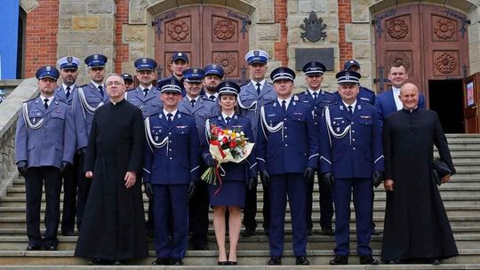 Uroczystości święta patrona Polskiej Policji w Miejscu Piastowym