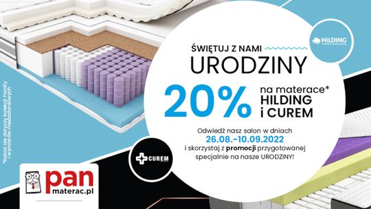 Urodziny salonu Pan Materac w Krośnie!