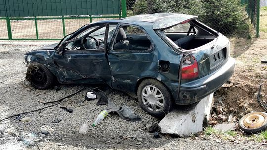 Ustalono kto kierował Hondą, która dachowała niedawno w Kombornii