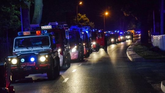 Utrudnienia w ruchu w Jedliczu i podczas przejazdu kolumny Nocnej Jazdy Ratowników