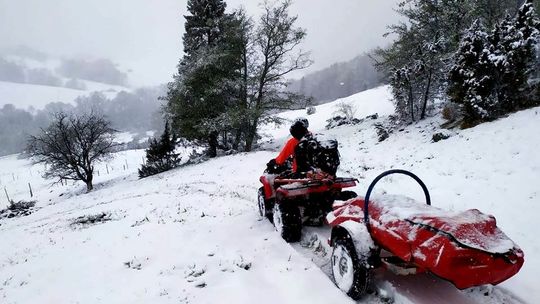 W Bieszczady wróciła zima! Akcja ratowników GOPR!