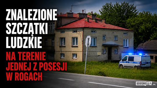 W Rogach na terenie jednej z posesji znaleziono ludzkie szczątki