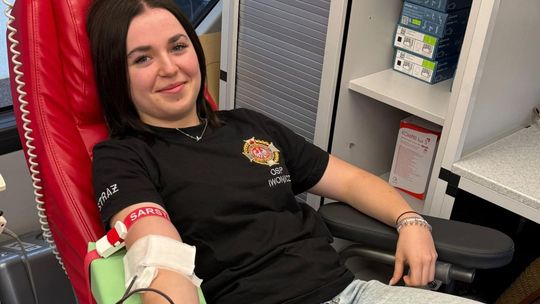 Wakacyjna akcja poboru krwi w Krośnie. Strażacy zapraszają w sobotę