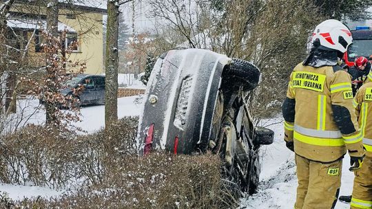 Weekend na drogach: seria kolizji w Krośnie i okolicach