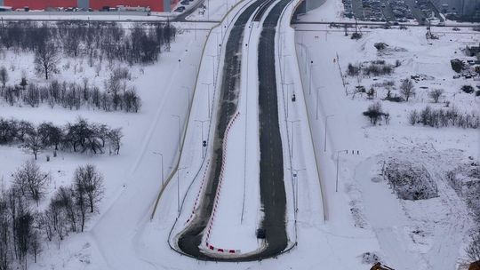 Wiadukt otwarty. Przejazd pomiędzy centrami handlowymi wydłużony