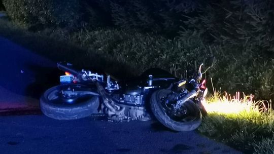 Wieczorny wypadek z udziałem motocyklisty w Odrzykoniu [AKTUALIZACJA]