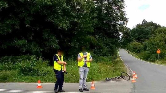 Wietrzno. Potrącenie rowerzysty [AKTUALIZACJA]