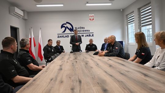 Wizyta przedstawicieli Sądu Okręgowego w Krośnie w Zakładzie Karnym w Jaśle