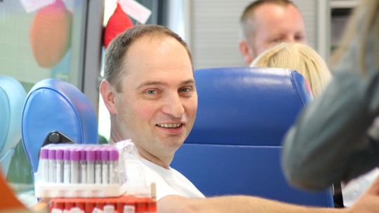 Wójt Sławomir Stefański kolejny raz zachęca do oddawania krwi
