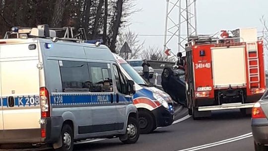 WOLA KOMBORSKA: Straciła panowanie nad pojazdem