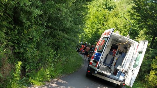 WOLA KOMBORSKA: Zderzenie dwóch rowerzystów