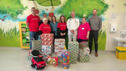 Wolontariusze Orlen Oil spełniali marzenia najmłodszych pacjentów krośnieńskiego szpitala