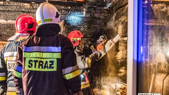 WRÓBLIK SZLACHECKI: Pożar strawił wnętrze domu