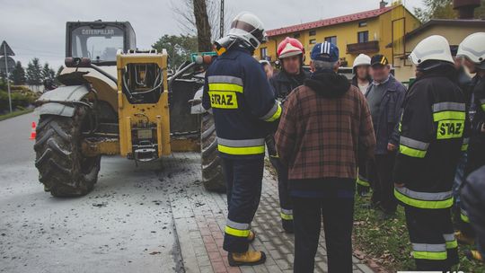 WRÓBLIK SZLACHECKI: Strażacy wezwani do pożaru koparki