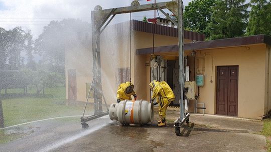 Wyciek chloru w Szczepańcowej. Spokojnie, to tylko ćwiczenia