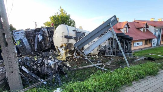 Wypadek cysterny w Miejscu Piastowym