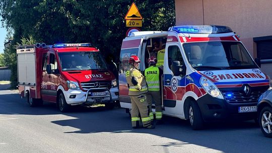 Wypadek na Potockiego w Łężanach