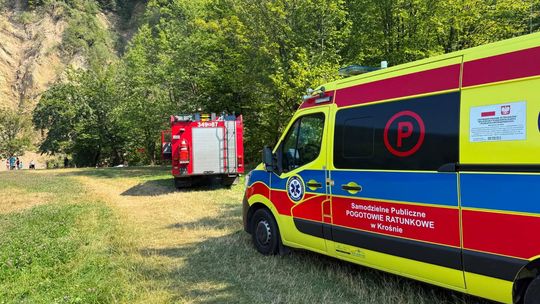 Wypadek quada w Rudawce Rymanowskiej. Ranny 49-letni obywatel Niderlandów
