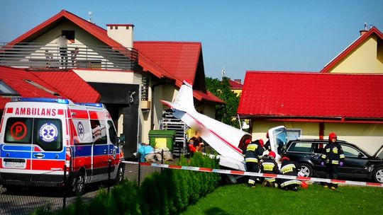 Wypadek samolotu przy krośnieńskim lotnisku. Ten lot nie powinien się odbyć