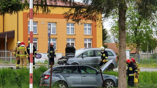 ? Wypadek w Bziance na DW887