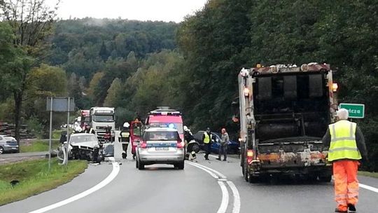 Wypadek w Lutczy. DK19 zablokowana