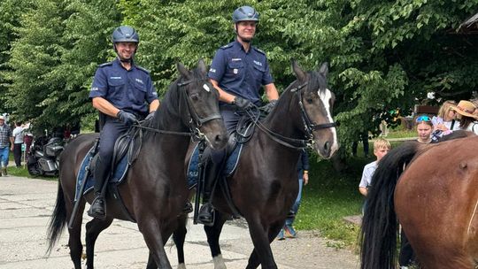 XXII Powojenne Targi Końskie w Lutowiskach. Pokazy policji konnej i tłumy na tradycyjnym jarmarku