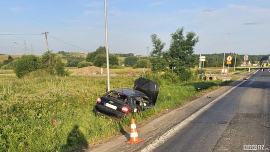 Zablokowana DK28 pomiędzy Krosnem a Sanokiem po wypadku