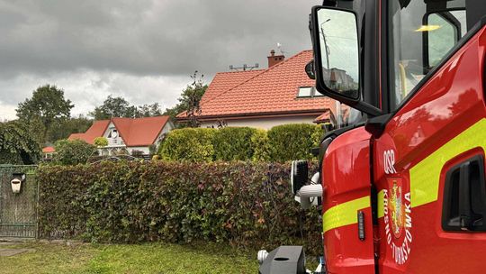 Zadymienie w budynku na Baczyńskiego