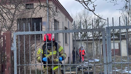 Zadymienie w domu przy Batorego